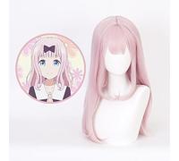 Fujiwara Chika Perruques pour femme Longueur 60 cm Kaguya Sama Love Is War Cosplay Cheveux synthétiques résistants à la chaleur Perucas Cosplay Perruque