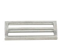 Fujiyuan Lot de 10 boucles en métal pour sangle en cuir 50 mm