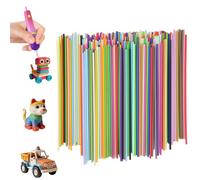 Fukaisu 250pcs Recharge Filament Stylo 3D, 32 Couleurs Recharge Compatibles avec Start+ 2,5mm Diamètre Filament Stylo 3D pour Activités Scolaires ou Loisirs Créatifs en Famille