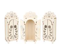 Fukaisu 3pcs Cadre Photo Dia De Los Morts, Bois Boîte à Ombre Jour des Morts Pratique Style Mexicain Accessoires Commémoratifs pour Décorations Jour des Trépassés