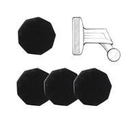 Fukaisu 4pcs Pièce Adhésive pour Support Magnétique Discret Garmin, Adhésif pour Pare-Brise Compatible avec Les Supports de Caméra Embarquée 45/46/47/55/56/57/65W/66W/67W/Tandem/Speak Plus