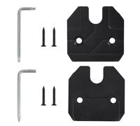 Fukaisu 8pcs de Kit Réparation Pare-Soleil, Clip en Aluminium Noir avec t Vis Outils Automobiles Durables et Accessoires pour Ram Camionnette Ram 1500 2019-2023