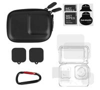 Fukaisu Accessoires pour Insta 360 Ace Pro 2, avec Mini Étui Transport Lentille en Verre Trempé & Protecteur d’Écran Film Écran Avant Couverture en Lentille pour Ace Pro 2 Caméra d’Action