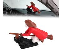 Fukaisu Sorcier Balai Ornement Tableau Bord, Drôle Activé par Mouvement Décoration Auto Passionnés D'automobile Cadeau Qui Dérive & Tourne Magique Jouet Tableau Bord & Accessoire Fantastique (Fille)