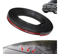 Fukamou Bande d'étanchéité pour pare-brise | Bande Joint Voiture Universel, Réduisez le bruit de coupe-froid en caoutchouc flexible de type H, Joints en Caoutchouc pour Pare-Brise