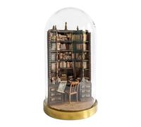 Fukamou Bibliothèque The Bay, bibliothèque Gothique Miniature, bibliothèque d'anxiété, bibliothèques Miniatures Faites à la Main, décorations créatives de bibliothèque