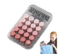 Fukamou Calculatrice Esthétique et Mécanique de Bureau | Clavier Mignon avec Boutons Mécaniques, Ergonomique