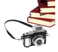 Fukamou caméra rétro,Appareil Photo Reflex numérique pour Dollhouse | modèle d'appareil Photo Vintage, décoration, Accessoires de Photographie, Ornement de Appareil Photo