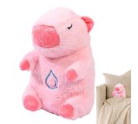 Fukamou Capybara en Peluche,Respirant 4 Modes avec Lumières Musicales | Jouets Doux Animaux en Peluche Cartoon - pour Anniversaire Chambre Voyage Siège Auto Salle de Séjour Bureau Nursery Dodo Fête