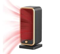 Fukamou Chauffage électrique de Bureau | Petit radiateur pour Bureau 500W,Chauffage en céramique PTC à Chaleur Rapide, Thermostat Intelligent et Silencieux, Chauffage d'espace Portable pour Bureau
