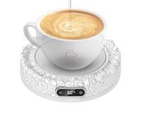 Fukamou Chauffe-café, chauffe-tasses pour bureau,Chauffe-tasse à café 60 W | Réchauffeur de boissons, chauffe-tasse de bureau réglable, dessous de verre thermostatique intelligent pour tables de salle