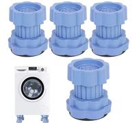 Fukamou Coussinets Anti Vibrations Pour Machine à Laver,Coussins Antivibratoires Pour Machine À Laver, 4 pièces coussinets de pied pour machine à laver, Piédestaux pour laveuse et sécheuse pour la