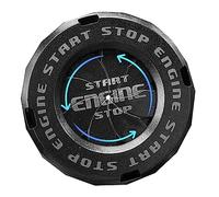 Fukamou Couvercle de démarrage à Bouton-Poussoir - Couvercle d'allumage Universel pour Moto | Couvercle de Bouton de démarrage de Moteur de Voiture, 1 Couvercle de Bouton de démarrage de clé pour