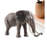 Fukamou Décoratif Éléphant Pour La Maison | Statuette Décorative Éléphant D'Asie,Sculpture solide réaliste, Ornement d'apprentissage précoce pour garçons et filles pour bibliothèque, jardin d', patio,