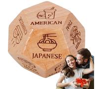 Fukamou Dés de décision pour Couple - Dés de décision de dîner à Motifs Mignons, Dice pour Les Couples Anniversaire Cadeaux de Mariage pour Les Femmes Hommes Décision Dice Couple Dice Fun Dice Game