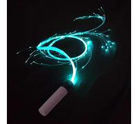 Fukamou Fouet Lumineux pour Danser, Danse Lumineux rotatifs à 360 degrés | 4 Modes d'éclairage Variables fouets pour Festival Musique, fouets dansants pour Carnaval