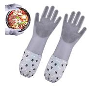 Fukamou Gants Brosse, Gants Chat en Silicone pour Chien, Chat, Lapin, Gants Toilettage Ajustable Animaux de Compagnie Brosse, Massage, Bain et Récupération des Poils