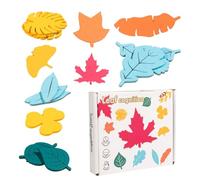 Fukamou Jeu de Tri de Formes Enfant - Puzzle en Bois pour Tri de Formes - Éducatif pour Reconnaissance des Feuilles et Développement de la Motricité Fine - Activités Nature Maternelle