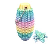 Fukamou Jouet À Manipuler Dragon Anti-Stress, Porte-Clés Déco Décompression, Déco Portative Antistress pour Bureau Adulte Sac Cadeau Anniversaire Enfant