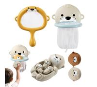 Fukamou Jouets De Bain | Ensemble De Jeux Animaux Mère Et Enfant pour La Baignoire,Animaux Éducatifs pour Jeux d'eau Adaptés Au Bain Plage Sorties Extérieures Douche