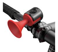 Fukamou klaxon vélo - Klaxon vélo électrique Super Puissant 120 DB - Klaxon vélo Super électrique avec Bouton Veille Long à Piles/Cloche vélo étanche IPX4 pour Adultes
