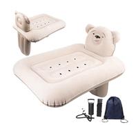 Fukamou Matelas pneumatique Gonflable pour Voiture, lit Gonflable pour Voiture d'avion pour Tout-Petit,Lit de Voiture Gonflable à Matelas pneumatique | Lit d'avion de Voyage portatif Gonflable