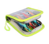 Fukamou Petit Sac De Pêche - Boîte À Leurres Et Accessoires De Pêche - Pochette Organisatrice Transparente Étanche pour Matériel Débutants Kayak Sortie Bateau Stockage