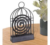 Fukamou Porte-bobines Anti-moustiques d'extérieur | Bobine moustiques pour Cage à Oiseaux,Porte-Bobine d'encens Portable avec Crochet Suspension Cadeaux Pendaison crémaillère