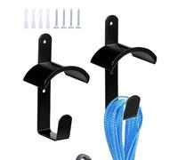 Fukamou Porte-Brides Murale | 2 Pièces Stockage Équipement Équestre,Porte-Harnais Murale | pour Cavalier Équestre Gérant d'Écurie École d'Équitation Ranch Ferme Salle de Sellerie Terrain de