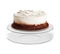 Fukamou Présentoir à gâteaux remplissable,Diviseur de gâteau cylindrique décoratif Transparent | Socle décoratif Rond à Dessert pour Mariage, fiançailles, Amis, fête, Memorial Day