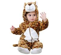 Fukamou Pyjama grenouillère, Costume d'halloween pour bébé,Costume de Tigre, déguisement Unisexe, Onesie pour Kids, pour fêtes, Cosplay, Costume d'halloween et de Carnaval