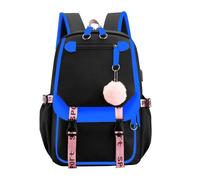 Fukamou Sac à dos pour l'école, sac à dos scolaire pour les filles | Child Daypack Imageproof Women Work Pack - École Knapsack Ladies Daypack avec balle en peluche pour faire du shopping des voyages