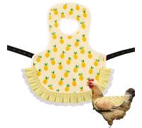 Fukamou Selle De Poulet Pour Poules,Selle De Poule,Veste de volaille vêtements de poule selle de poulet - Aile dos protecteur plume veste de Protection dos plume Protection protecteur costume petites,