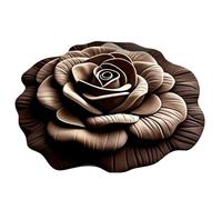 Fukamou Tapis De Salle De Bain Antidérapant | Tapis Absorbant 3D Fleurs Anti Dérapant pour Salle De Bain | Réutilisable pour Entrée, Toilette, Cuisine, etc.