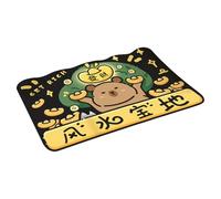 Fukamou Tapis de Salle de Bain Séchant Rapidement - Absorbant Mignon Capybara Tapis De Salle De Bain - de Douche pour Chambre d'enfant de Extérieure Baignoire Douche Toilettes