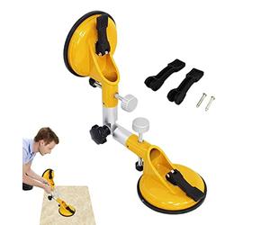 Fukamou Ventouse pour carrelage,Niveleur à Ventouse pour lève-Verre réglable | Ventouse Couture nivellement à Angle Droit pour économie d'effort Prise Forte pour Ardoise Carreaux