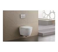 Fukana Premium WC Set round, weiß, spülrandlos, mit WC-Sitz