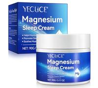 FUKEVY Minerals Crème de sommeil au magnésium, mélange d'huiles essentielles bio puissant pour une agitation et un meilleur sommeil