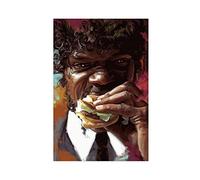 FUKITT Affiche de film Jules Winnfield Samuel L Jackson Pulp Fiction sur toile - Décoration murale pour salon, chambre à coucher - Style sans cadre - 60 x 90 cm