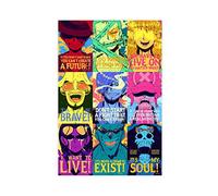 FUKITT One Piece Strong World Poster sur toile pour salon et chambre à coucher Style sans cadre 30 x 45 cm