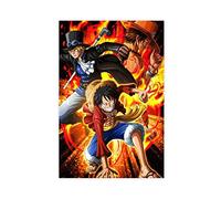 FUKITT Poster One Piece Monkey D. Luffy, Sabo Et Mur Art Décor Impression Photo Toile Poster 30x45cm Salon Chambre Décoration Cadre Style