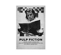 FUKITT Pulp Fiction Affiche de film rétro classique Leinwand sur toile pour chambre à coucher, paysage sportif, décoration de bureau, cadeau sans cadre, 30 x 45 cm