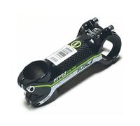 FukkeR 60/70/80/90/100/110/120mm Potence De Vélo Cintre Riser 31.8mm en Carbone Aluminium Tige De Guidon De VTT 6 Degrés pour Route BMX XC AM FR DH Cyclisme (Color : Groen, Size : 80mm)