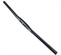 FukkeR Guidon Balade Montagne 31.8mm en Carbone Cintre VTT Plat Bar pour Cyclisme BMX DH XC AM FR Barre Bicyclette 600/620/640/660/680/700/720/740/760mm (Color : Black, Size : 760mm)