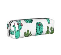 FUkker Trousse à Crayons, étui à Crayons en Cuir, Sac à Crayons, boîte de Rangement de Papeterie, Sac à Crayons, Cactus Cactus Conception De Cactus