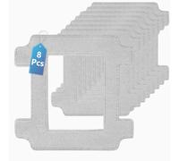 Fukmory Lot de 8 Tampons de Nettoyage pour Ecovacs Winbot W2S/W2S Omni