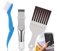 FUKPO 3 Pièces Peigne Aileron Condensateur Seche Linge, Peigne a Ailette Radiateur Climatiseur Brosse de Nettoyage Condenseur de Climatiseur