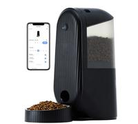 FUKUMARU Distributeur Croquettes Chat Automatique,2,5G WiFi 4L Distributeur Croquettes Chien et Chat