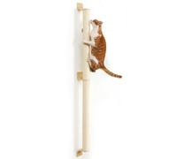 FUKUMARU Griffoir pour Chat, 152 cm Grattoir Mural pour Chaton, Arbre à Gratter en Sisal Robuste d'Intérieur
