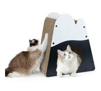 FUKUMARU Griffoir pour chat, 50 cm, confortable en carton, en forme de montagne, griffoir vertical durable, griffoir pour grands chats d'intérieur, sûr et sécurisé